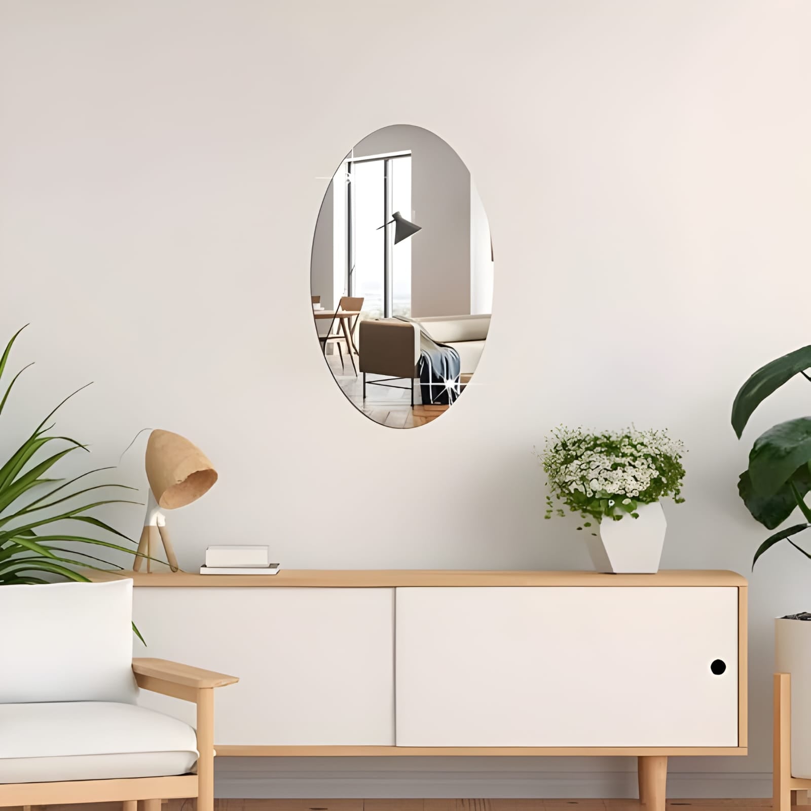 Unbreakable Acrylic Mirror (Self Adhesive)